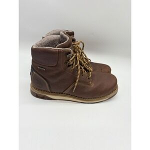 Georgia Boot Mens 13M Steel Toe Waterproof Wedge Work Boots GB00351 Brown